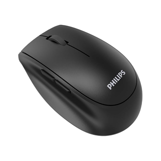 PHILIPS SPK7627B, Siyah, USB Nano 2,4Gh ve Bluetooth Kablosuz, 1600dpi, Optic, 5 Tuşlu, Şarj Edilebilir, Sessiz Click, Mouse