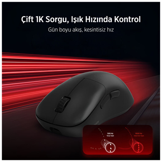 PHILIPS SPK9418B, EVNIA, Siyah, USB Nano 2,4Gh ve Bluetooth Kablosuz, 12.000dpi, Optic, 6 Programlanabilir Buton, Şarj Edilebilir, GAMING Mouse