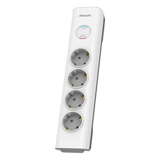 PHILIPS SPN7040WA/62 600J 4LÜ / 2M AKIM KORUMALI PRİZ