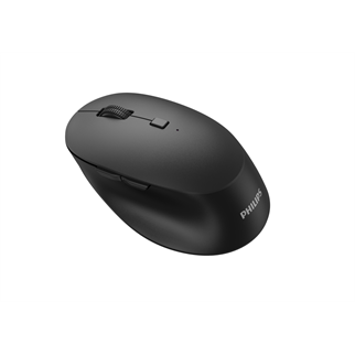 PHILIPS SPT6607B, Siyah, Türkçe Q, 2.4Ghz ve Bluetooth Kablosuz, Bilek Destekli, Multimedya Klavye Mouse Set