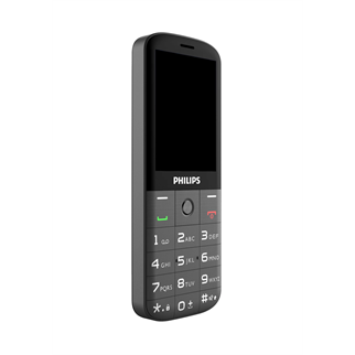 PHILIPS Xenium E227, 32Mb, Siyah, 32Mb Ram, 2,8inc Ekran, Arka Kamera, Çift Sim Desteği, FM Radyo, 1700mAh Pil, El Feneri, Türkiye KVK Garantili