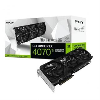 PNY 16GB RTX4070TI SUPER VERTO OVERCLOCKED VCG4070TS16TFXPB1-O GDDR6X HDMI-DP PCIE 4.0