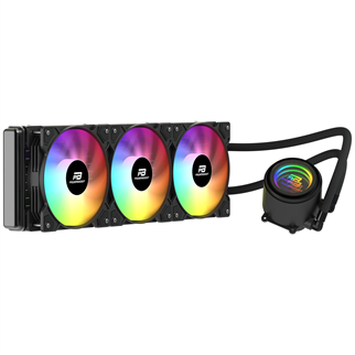 POWERBOOST 360MM CIRCLE 360B PB-LCS-CR360B Rainbow Fanlı AM5-1851p Sıvı Soğutmalı İşlemci Fanı