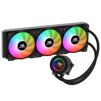 POWERBOOST 360MM CIRCLE 360B PB-LCS-CR360B Rainbow Fanlı AM5-1851p Sıvı Soğutmalı İşlemci Fanı