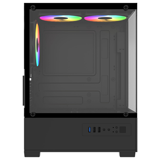POWERBOOST 500W PB-M5001B 3-Rainbow Fanlı Micro-Tower PC Kasası