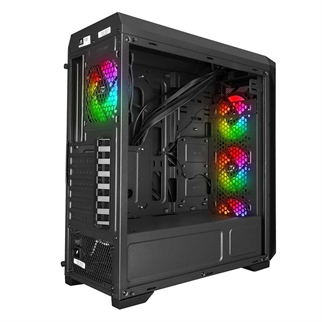 POWERBOOST 600W 80+ VK-P15B 4-ARGB Fanlı Gaming Mid-Tower PC Kasası