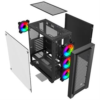 POWERBOOST 650W 80+ BRONZE PB-P705B GAMING MID-TOWER PC KASASI