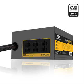 POWERBOOST 650W 80+ BRONZEGLACIER  BST-ATX650B Yarı Modüler Power Supply