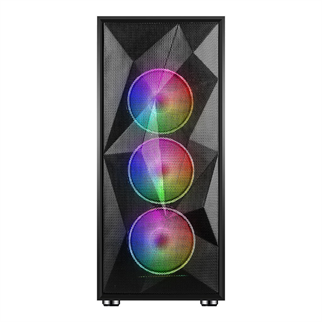 POWERBOOST 650W 80+ PB-P3509BB 4-ARGB Fanlı Gaming Mid-Tower PC Kasası