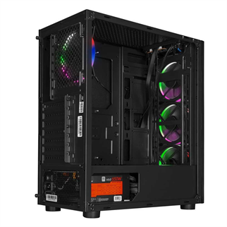 POWERBOOST 650W 80+ VK-D501M 4-Rainbow Fanlı Gaming Mid-Tower PC Kasası