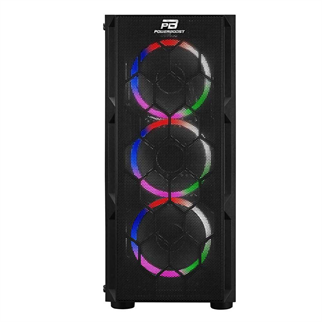 POWERBOOST 650W 80+ VK-D501M 4-Rainbow Fanlı Gaming Mid-Tower PC Kasası