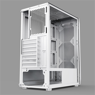 POWERBOOST 650W 80+ VK-P1882BW 4-Rainbow Fanlı Gaming Mid-Tower PC Kasası Beyaz