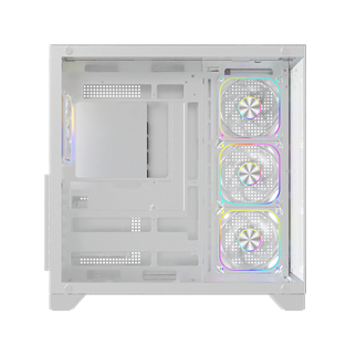 POWERBOOST 750W 80+ BRONZE PB-C9025W 4-ARGB Fanlı Gaming Mid-Tower PC Kasası Beyaz