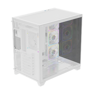 POWERBOOST 750W 80+ BRONZE PB-C9025W 4-ARGB Fanlı Gaming Mid-Tower PC Kasası Beyaz
