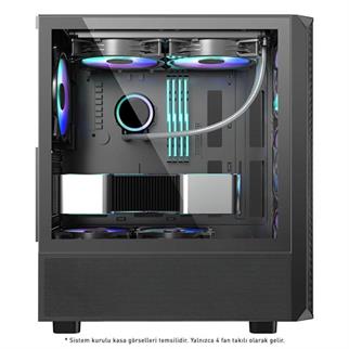 POWERBOOST 850W 80+ BRONZE PB-P3602BB GAMING MID-TOWER PC KASASI