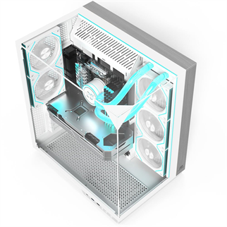 POWERBOOST ECLIPSE JBST-PBA100W 8-ARGB Fanlı Gaming Mid-Tower PC Kasası Beyaz