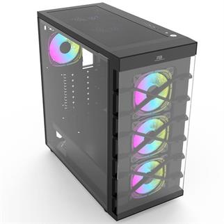 POWERBOOST PB-GR222BB 7-RGB FANLI GAMING MID-TOWER PC KASASI