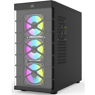 POWERBOOST PB-GR222BB 7-RGB Fanlı Gaming Mid-Tower PC Kasası