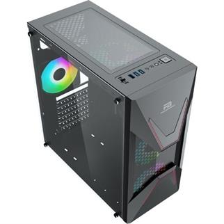 POWERBOOST VK-G3621C 3-RGB FANLI GAMING MID-TOWER PC KASASI