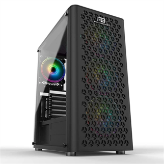 POWERBOOST VK-M202B 4-RGB Fanlı Gaming Mid-Tower PC Kasası