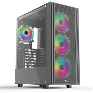 POWERBOOST X-12B 4-ARGB Fanlı Gaming Mid-Tower PC Kasası