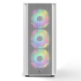 POWERBOOST X-12W 4-ARGB Fanlı Gaming Mid-Tower PC Kasası Beyaz