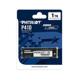 Patriot 1TB  P410 PCIe Gen4 x4 (NVMe 1.4) M.2 2280 R-5000 W-4500 (P410P1TBM28H) Ssd Disk