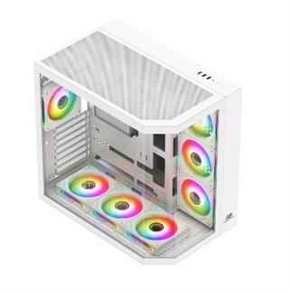 POWERBOOST 750W (80  Bronze) 7*12cm ARGB Fanlı PBA4375W- SEAVİEW GAMING Oyun Kasası Beyaz