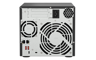 QNAP 4diskli Ryzen V1500B-8GB RAM-2-2.5GbE Nas Server TS-473A