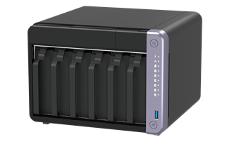 QNAP 6diskli Alpine AL524 QC-4GB RAM-2-10GbE SFP+ Nas Server TS-632X