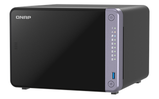 QNAP 6diskli Alpine AL524 QC-4GB RAM-2-10GbE SFP+ Nas Server TS-632X