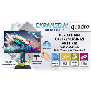 QUADRO EXPANSE AI B424 14165, i5-14400, 23,8