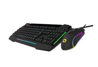 QUANTUM DualStrike Kablolu USB Q Trk RGB Gamıng Klavye -  Mouse Set