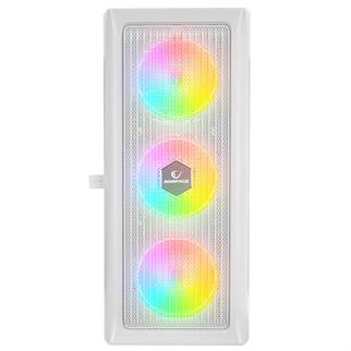 RAMPAGE 650W 80+ PROLIX MESH 4-RGB FANLI GAMING MID-TOWER PC KASASI BEYAZ