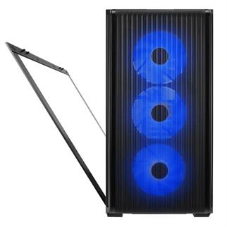 RAMPAGE CRAFT 4-RGB FANLI GAMING MID-TOWER PC KASASI SİYAH