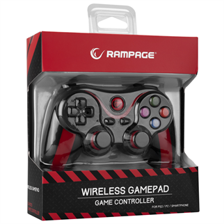 RAMPAGE SG-R707, PC/PS3/Akıllı Telefon/TV Box, Kablosuz, Bluetooth, GAMEPAD