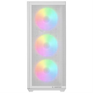 RAMPAGE VORTEX V3 4-RGB FANLI GAMING E-ATX PC KASASI BEYAZ