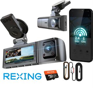 REXING R316 4K GPS WI-FI ARAC KAMERASI + 64GB SD