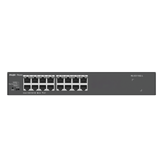 RUIJIE 16port REYEE GIGABIT Yönetilemez Switch Çelik Kasa RG-ES116G-L