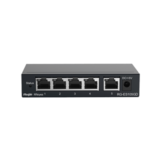 RUIJIE REYEE RG-ES105GD 5 Port GigaBit Switch  Metal Kasa