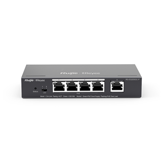 RUIJIE REYEE RG-ES205GC-P  5 Port GigaBit ,4X PoE  54W RUIJIE Colud Yönetilebilir Switch  Metal Kasa