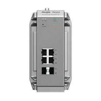 RUIJIE REYEE RG-NIS3100-4GT2SFP-HP  4 Port  GigaBit PoE, 120W,  2Port SFP, Endüstriyel Switch