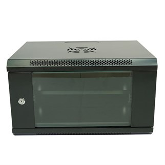 Racksan ML-6407S 7U Duvar Tipi Kabinet (350-530-400) Raf+Fan+Priz