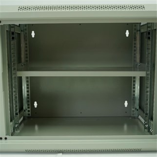 Racksan ML-6409S 9U Duvar Tipi Kabinet (450-530-400) Raf+Fan+Priz