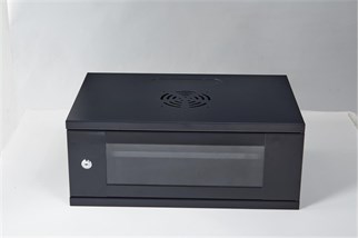 Racksan SE-6407S 7U Duvar Tipi Kabinet (350-530-400) Raf+Fan+Priz