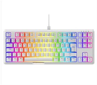 Rampage CLAW Beyaz RED SWITCH Mekanik Gaming Oyuncu Klavye Rainbow TKL