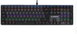 Rampage GRANITE PRO Siyah-Gri Low Profile BLUE SWITCH Q Rainbow Mekanik Gaming Oyuncu Klavye