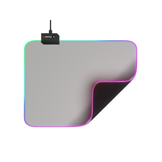 Rampage MP-21, PULSAR M RGB, 252x328x3mm, RGB Led, Gaming, MOUSE PAD (Gri)