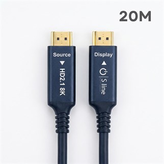 S-LİNE FK0520-8K-OPT 20MT 2.1V 8K FİBER OPTİK HDMI KABLO