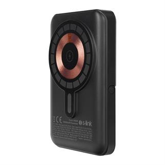 S-LINK  M1029 10000mAh Magsafe 15W HSC22.5W+PD20W+QC3.0 Siyah LCD Taşınabilir Şarj Cihazı Powerbank